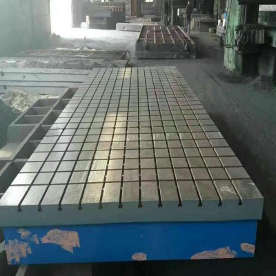 国晟出售铸铁平板高精度装配研磨划线平台规格多样
