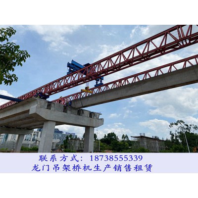 广西崇左架桥机租赁厂家100吨自平衡架桥机拼装