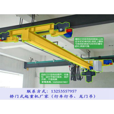 湖南郴州桥式起重机厂家10吨欧式单梁行车多少钱