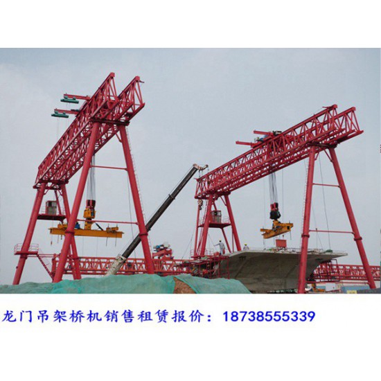 安徽亳州80吨28米龙门吊多少钱一台
