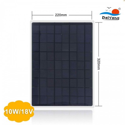 10W PET太阳能电池板