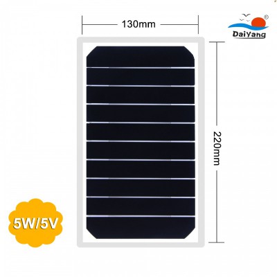 5W PET太阳能电池板