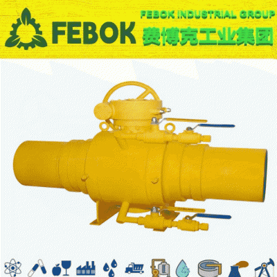 进口涡轮传动全焊接球阀 耐高温耐腐蚀 美国费博克FEBOK